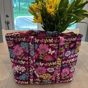 Vera Bradley Zippered Tote Bag